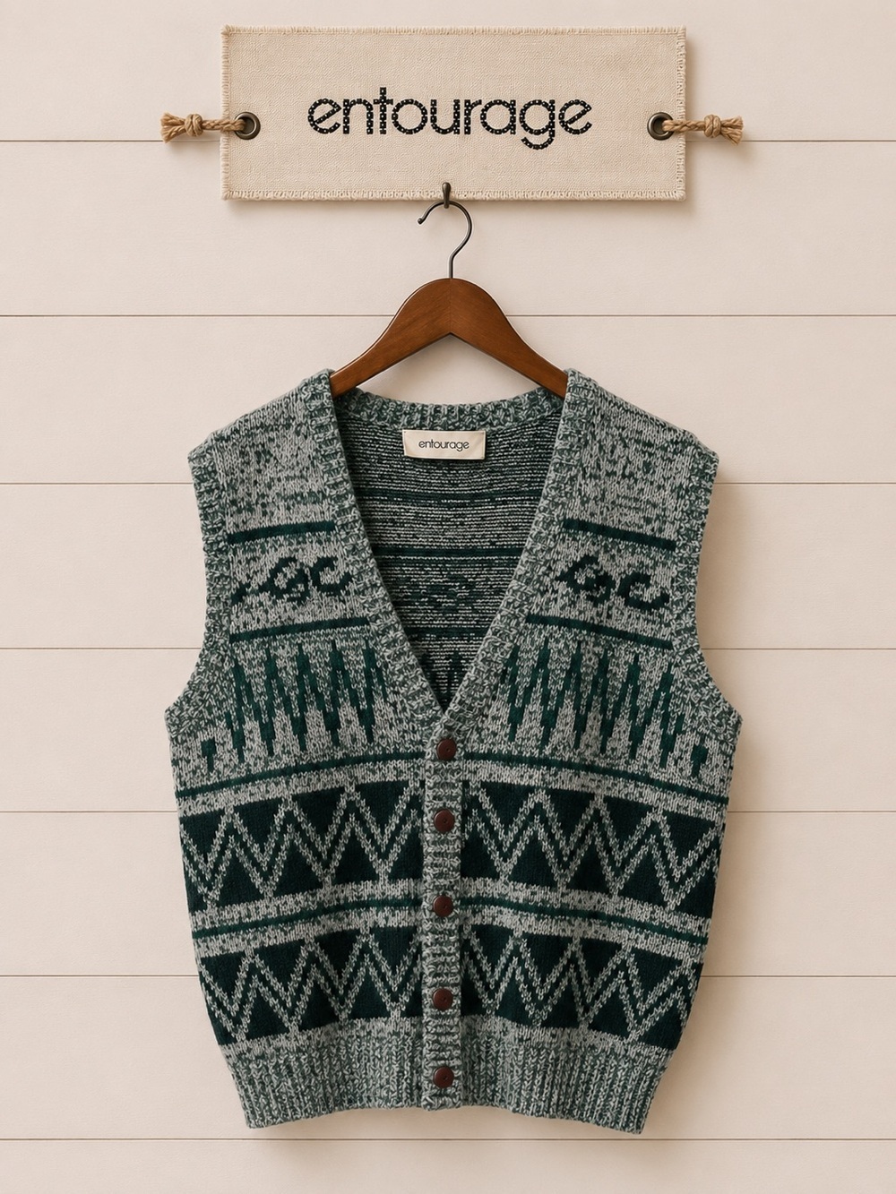 VINTAGE unisex entourage grandpa vest size XL